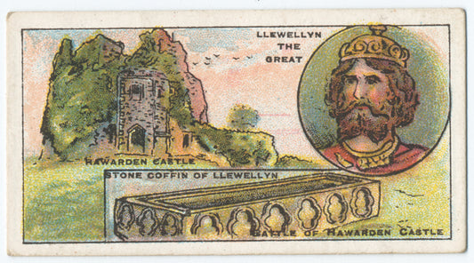 Battle of Hawarden Castle [March 22nd, 1282]. (Hawarden Castle; Llewellyn the Great; stone coffin of Llewellyn.)