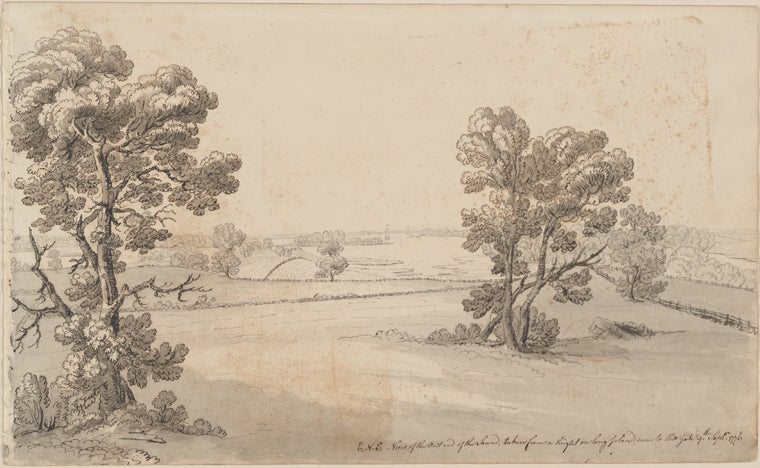 E. N. E. view of the west end of the sound, taken from a height on Long Island near to Hell Gate. 9th Septr. 1776