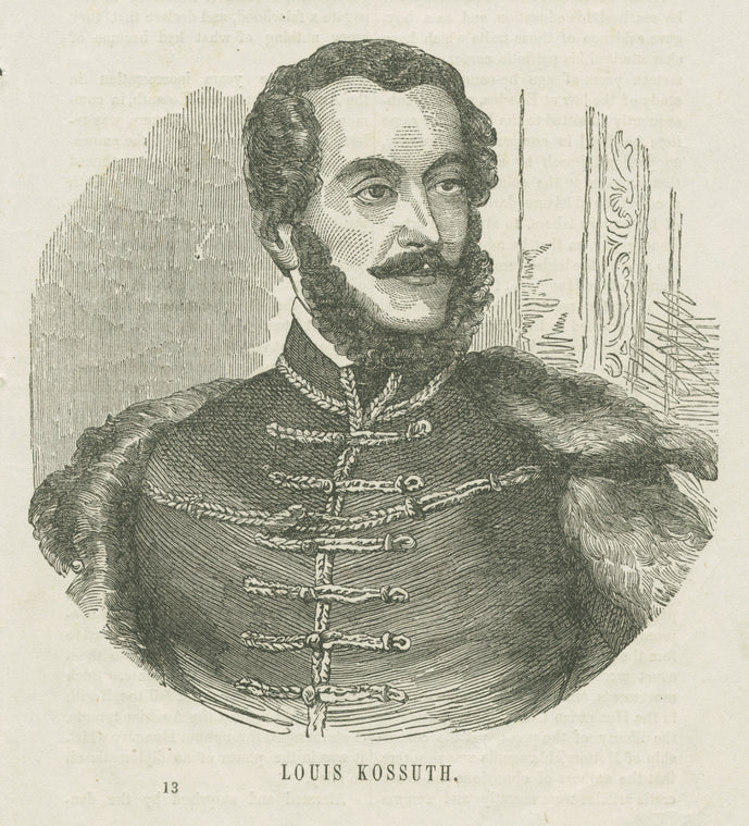 Lajos Kossuth, 1802-1894.