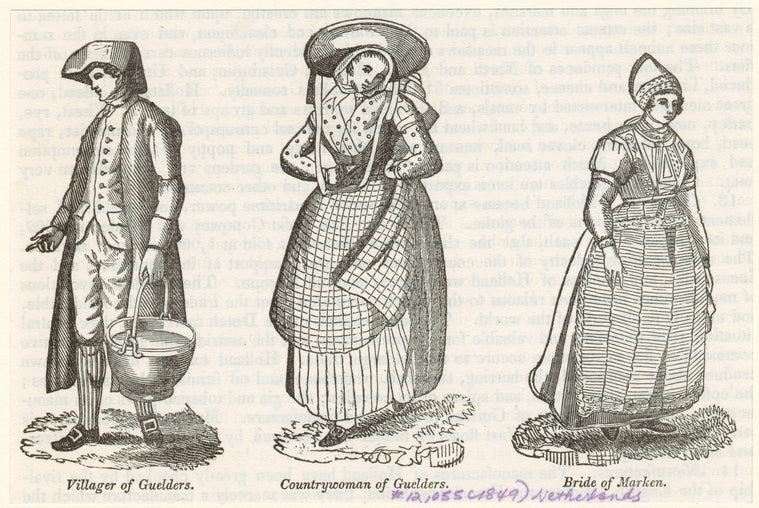Villager of Guelders ; Countrywoman of Guelders ; Bride of Marken
