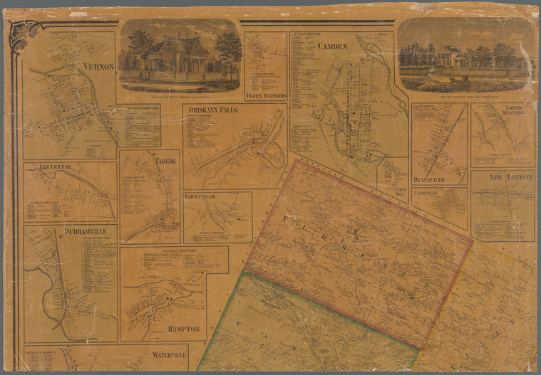 Gillette's map of Oneida Co., New York: from actual surveys