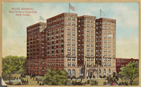 Hotel Majestic, West 72d St. at Central Park, New York