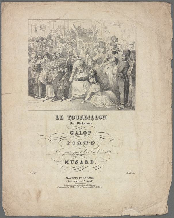 Le tourbillon: galop pour le piano, composé pour les bals de 1838