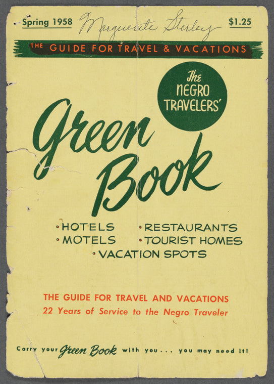 The Negro Travelers' Green Book: 1958