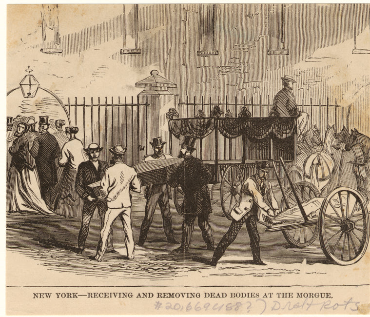 New York -- receiving and removing dead bodies at the morgue