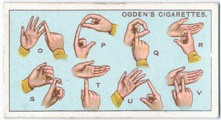 Alphabet for the Deaf and Dumb. - 3.