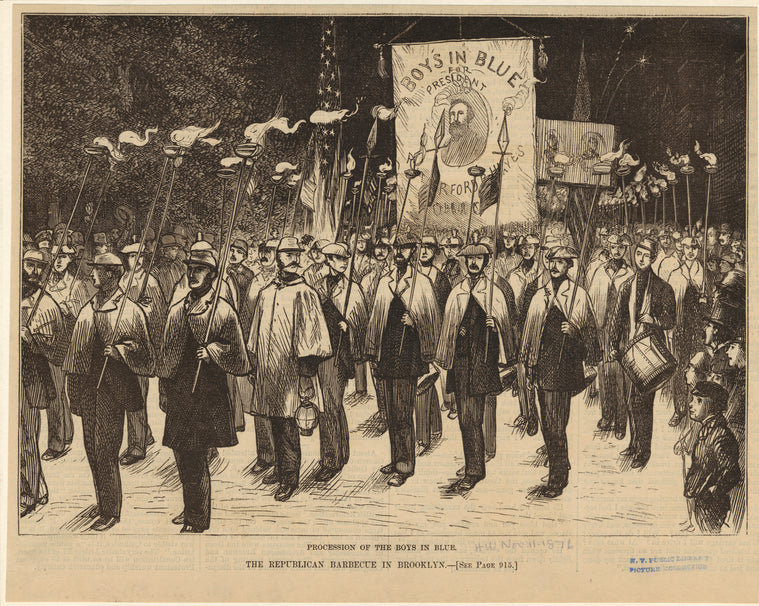 Procession of the boys in blue: The Republican barbecue in Brooklyn