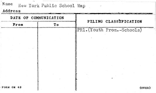 New York Public School Map