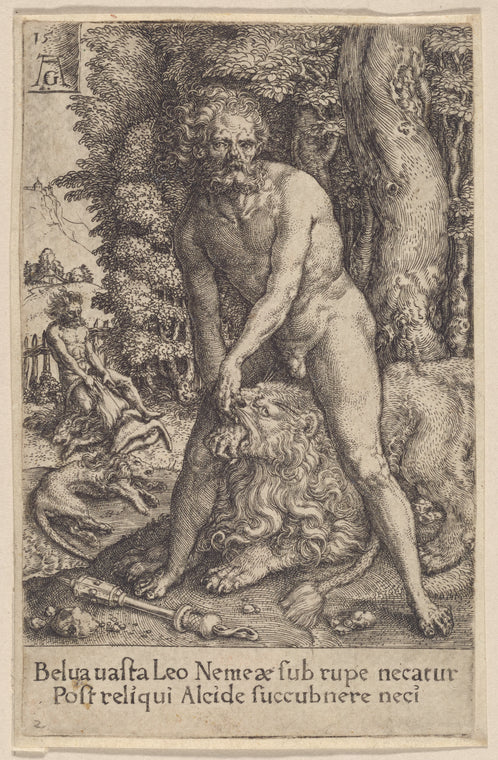 The Fight with the Nemean Lion