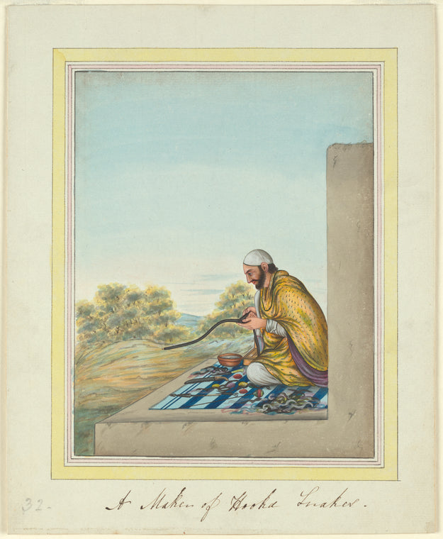 A hookah snake maker