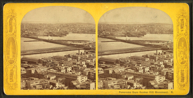 Panorama from Bunker Hill monument, N.