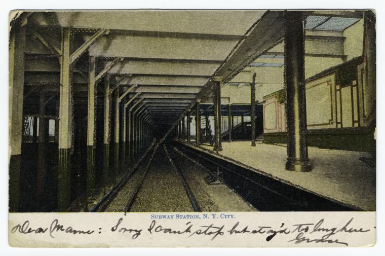 Subway station, N.Y. City