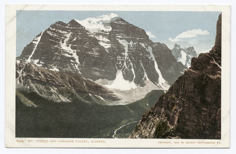 Mt. Temple and Paradise Valley, Alberta