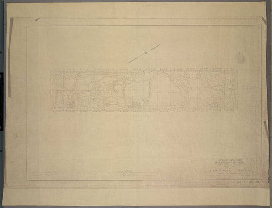 M-T-10-100: Index Map of Central Park, Boro. of Manhattan