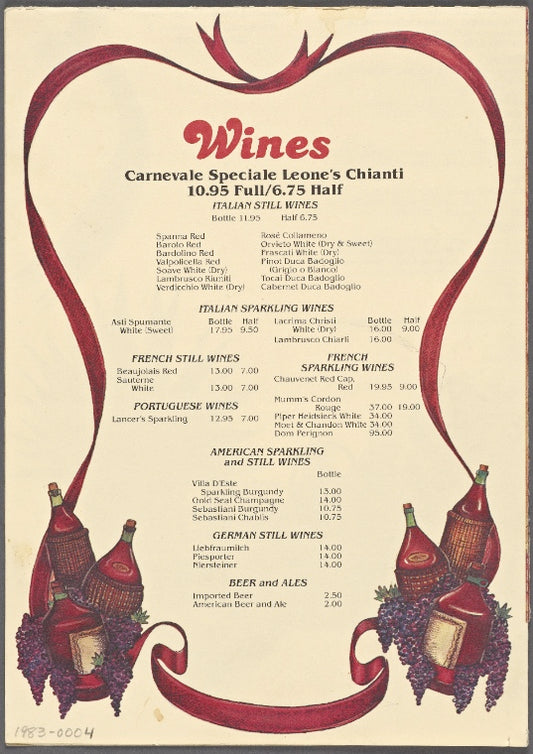 Mamma Leone's Ristorante: Carnevale Italiano 1980