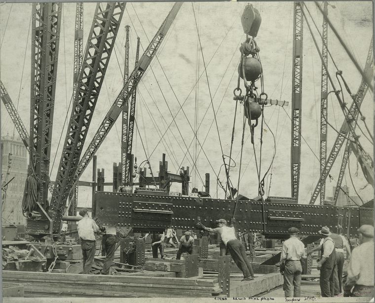 Hoisting a large beam