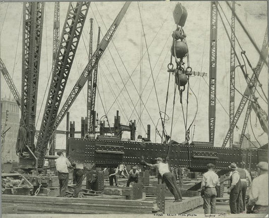 Hoisting a large beam