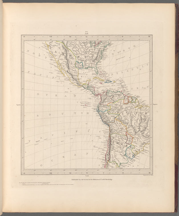 World on gnomonic projection No. 2: America