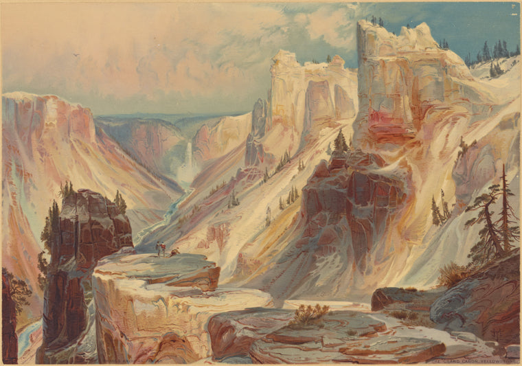 The Grand Cañon of the Yellowstone, Yellowstone National Park