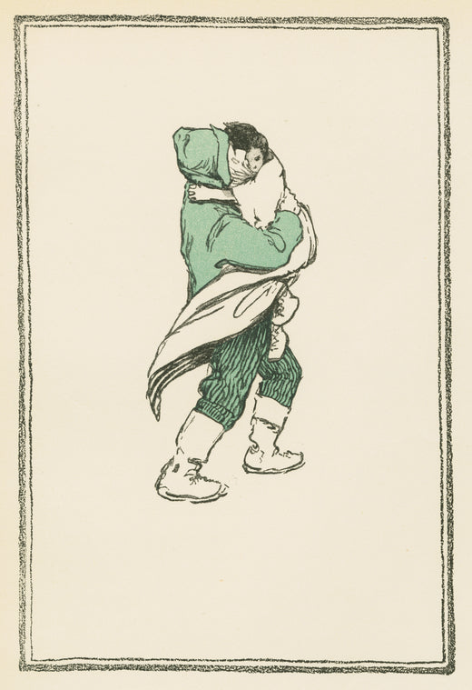 Heidi being carried.