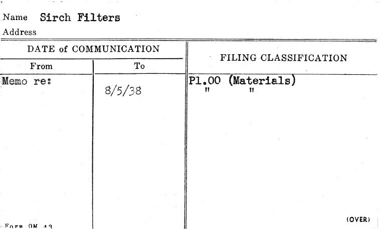 Sirch Filters