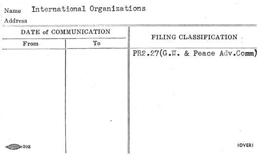 International Organizations
