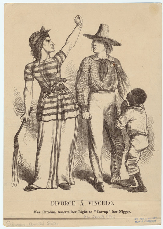 Divorce à vinculo : Mrs. Carolina asserts her right to "Larrup" her nigger