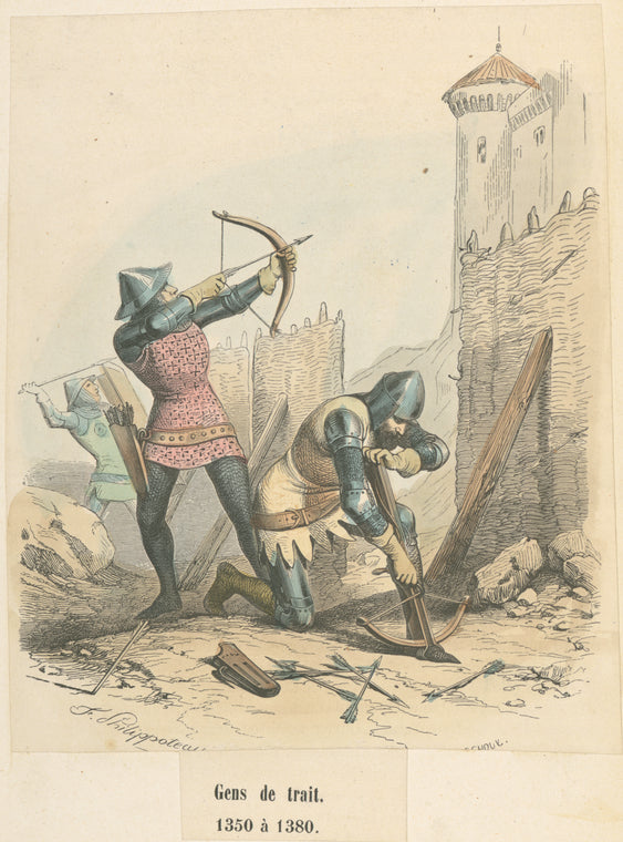 Gens de trait, 1350 à 1380