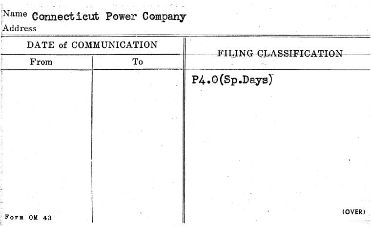 Connecticut Power Company