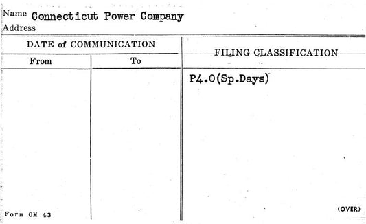 Connecticut Power Company