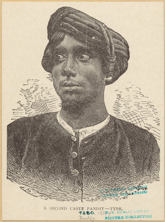 A second caste Pandit -- type