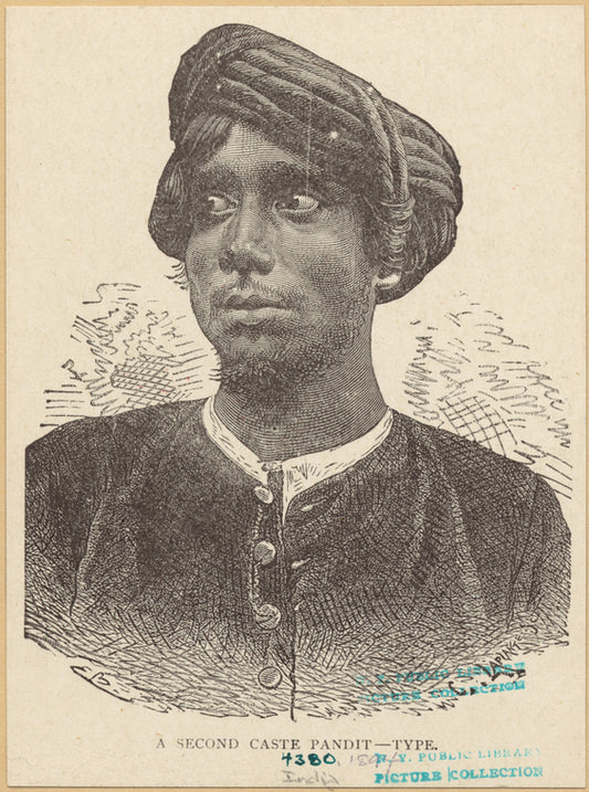 A second caste Pandit -- type