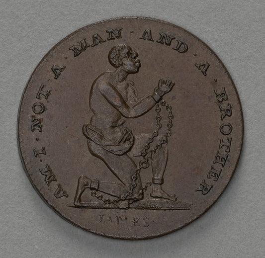 "Am I Not a Man and a Brother" token