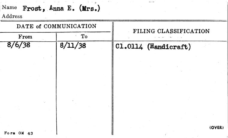 Frost, Anna E. (Mrs.)