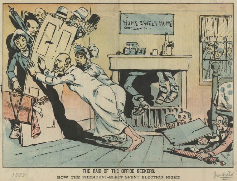 James A. Garfield : caricatures.