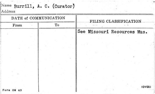 Burrill, A.C. (Curator)