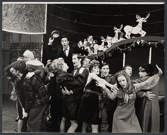 Jerry Orbach and ensemble in the stage production Promises, Promises