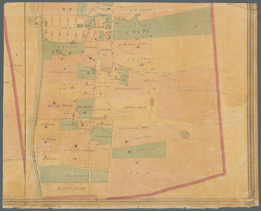 Map of Tarrytown, Irvington etc, Westchester Co.