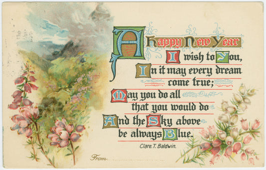 A happy New Year I wish to you,...