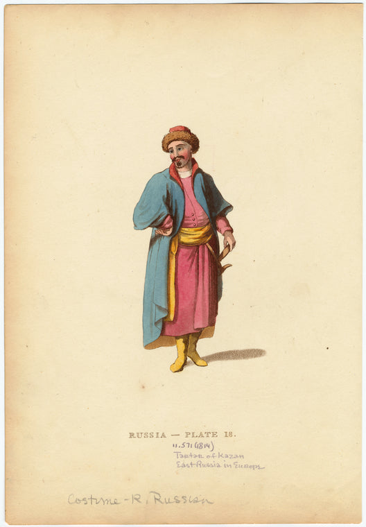 Tartar of Kazan, East Russia in Europe
