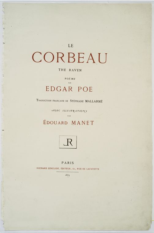 Le corbeau [Title page (recto)]