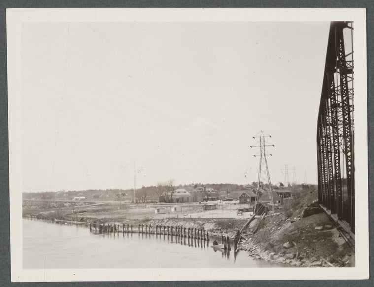 View of Canoe Place Inn and canal. Looking southwest. Canoe Place, Southampton