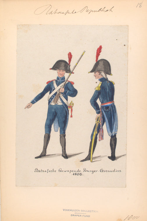 Bataafsche Republiek. Bataafsche Gewapende Burger-Grenadiers