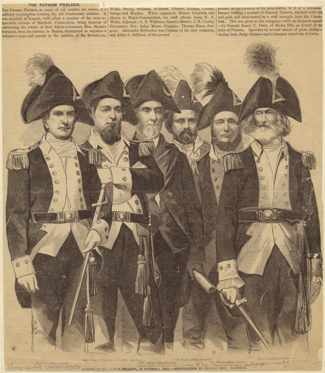 Members of the Putnam Phalanx, of Hartford, Conn