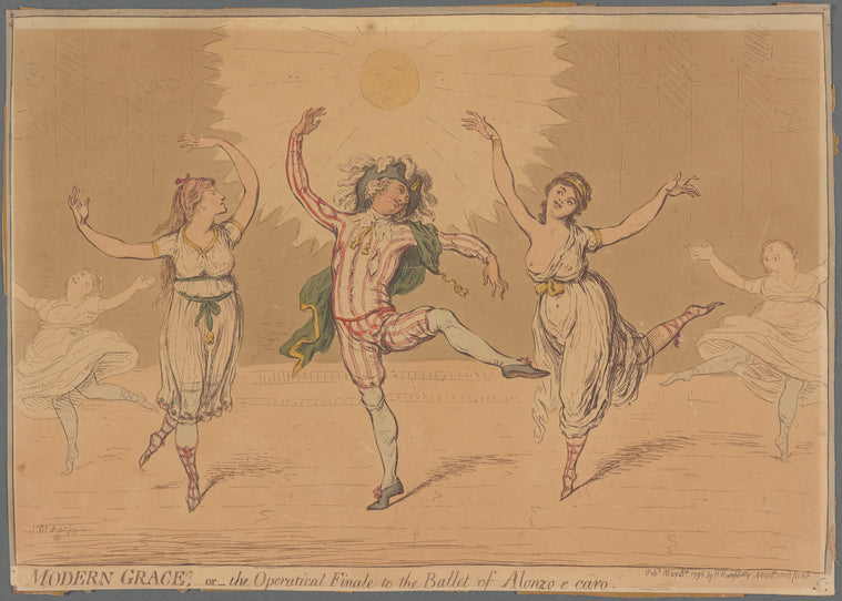 Modern grace, or the operatical finale to the ballet of Alonzo e Caro [sic]