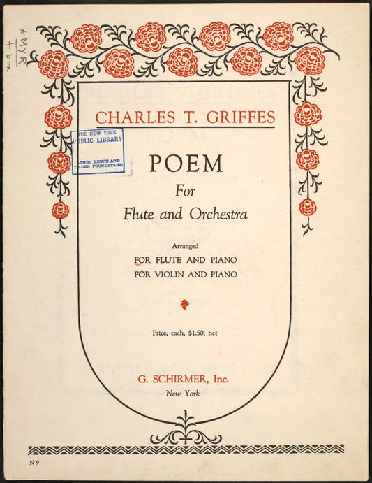 Poem : for flute and orchestra