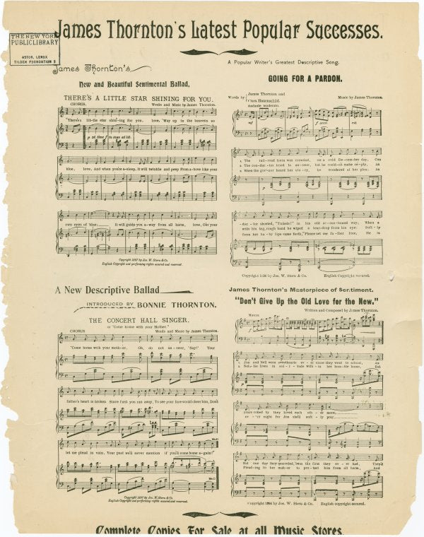 The Irish street singer, or, Honest John McCool