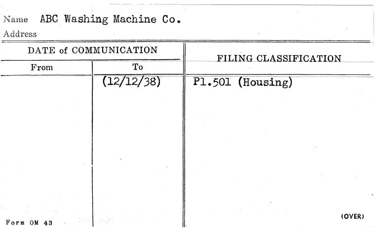 ABC Washing Machine Co.