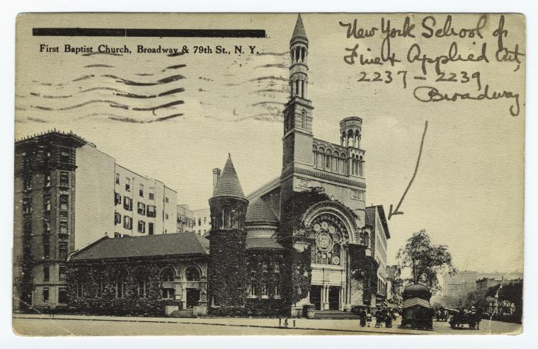 First Baptist Church, Broadway & 79th St., N.Y.