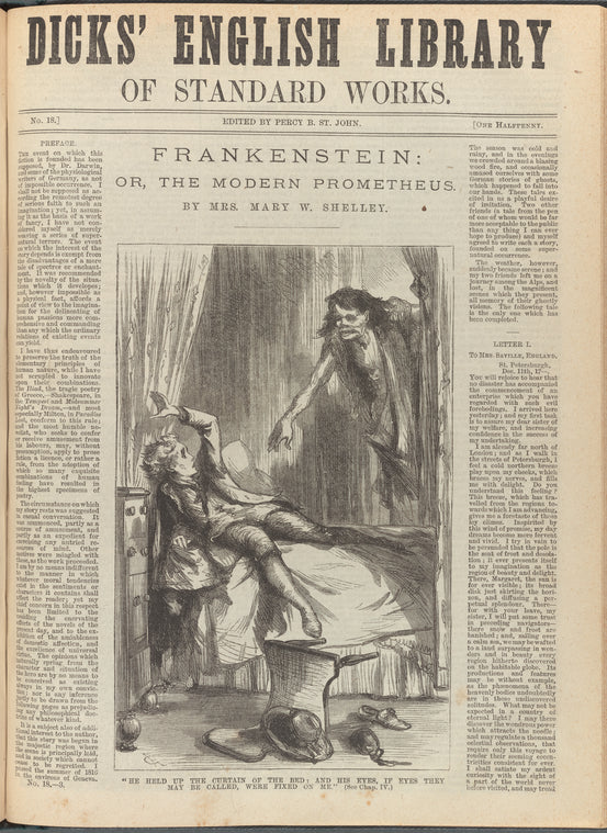 Frankenstein; or, The Modern Prometheus,